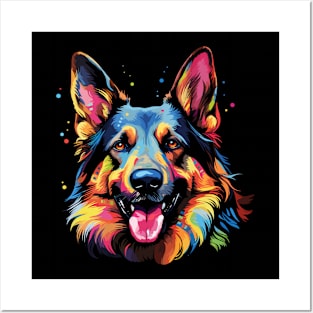 German Shepherd Happiness Posters and Art